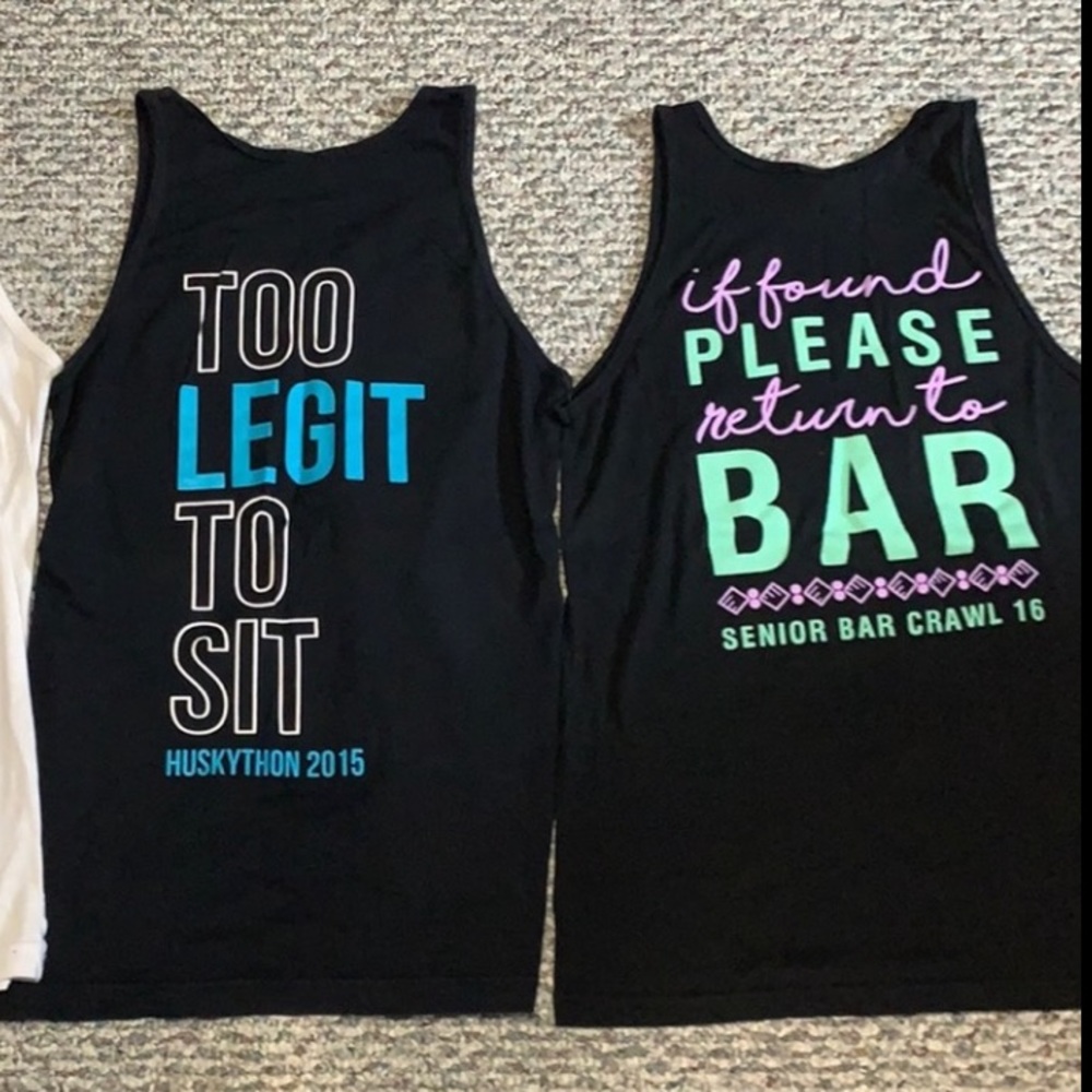 4 item bundle pi phi shirts + spirit jersey